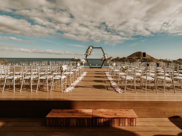 Wedding In Front Of The Ocean At Corazon Cabo.