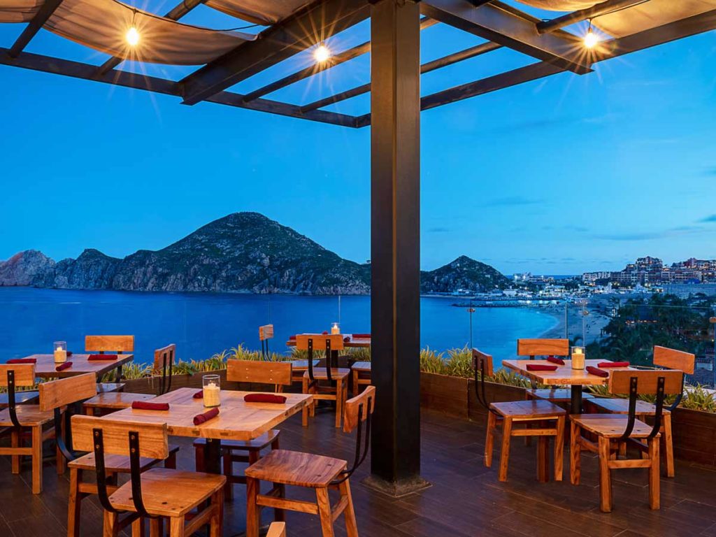 Evening Dining By The Ocean In Cabo.