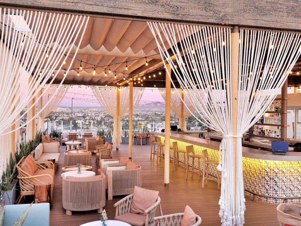Rooftop Restaurant In The Day Time.