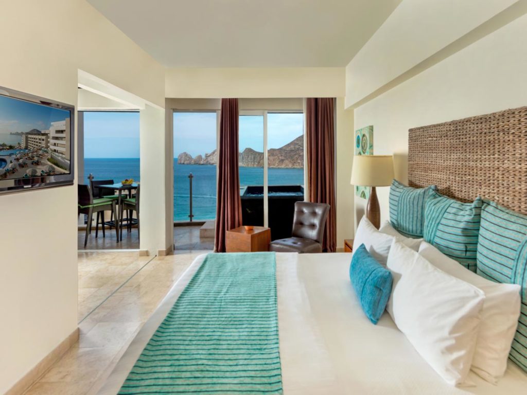 Bedroom With A View Of The Ocean.