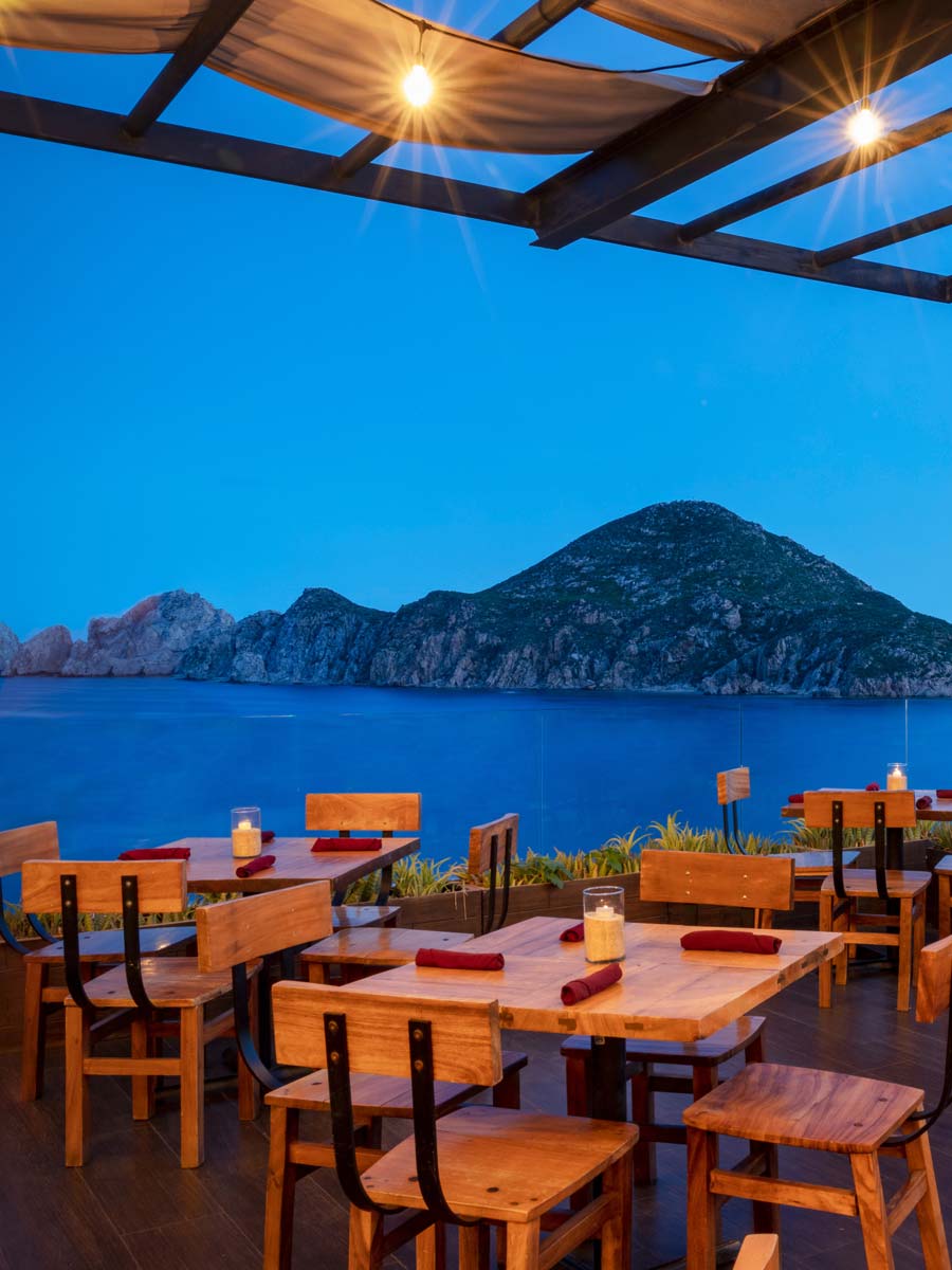 Evening Dining By The Ocean In Cabo.