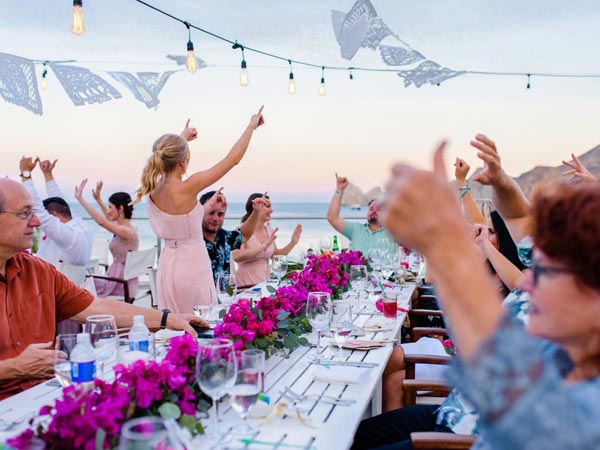Wedding Reception By The Ocean.