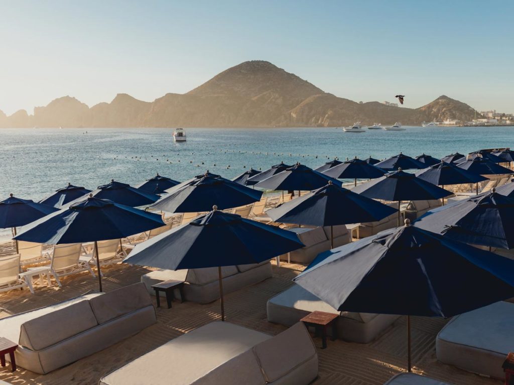 Lounge Chairs On The Beach At Corazon.