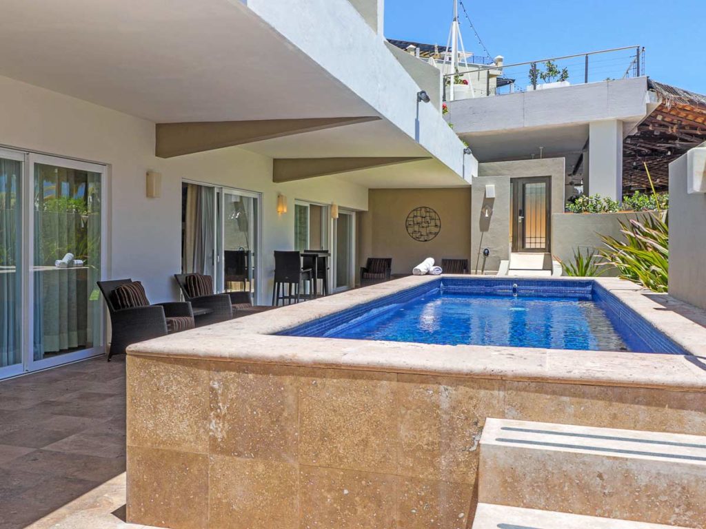 Balcony With A Pool.