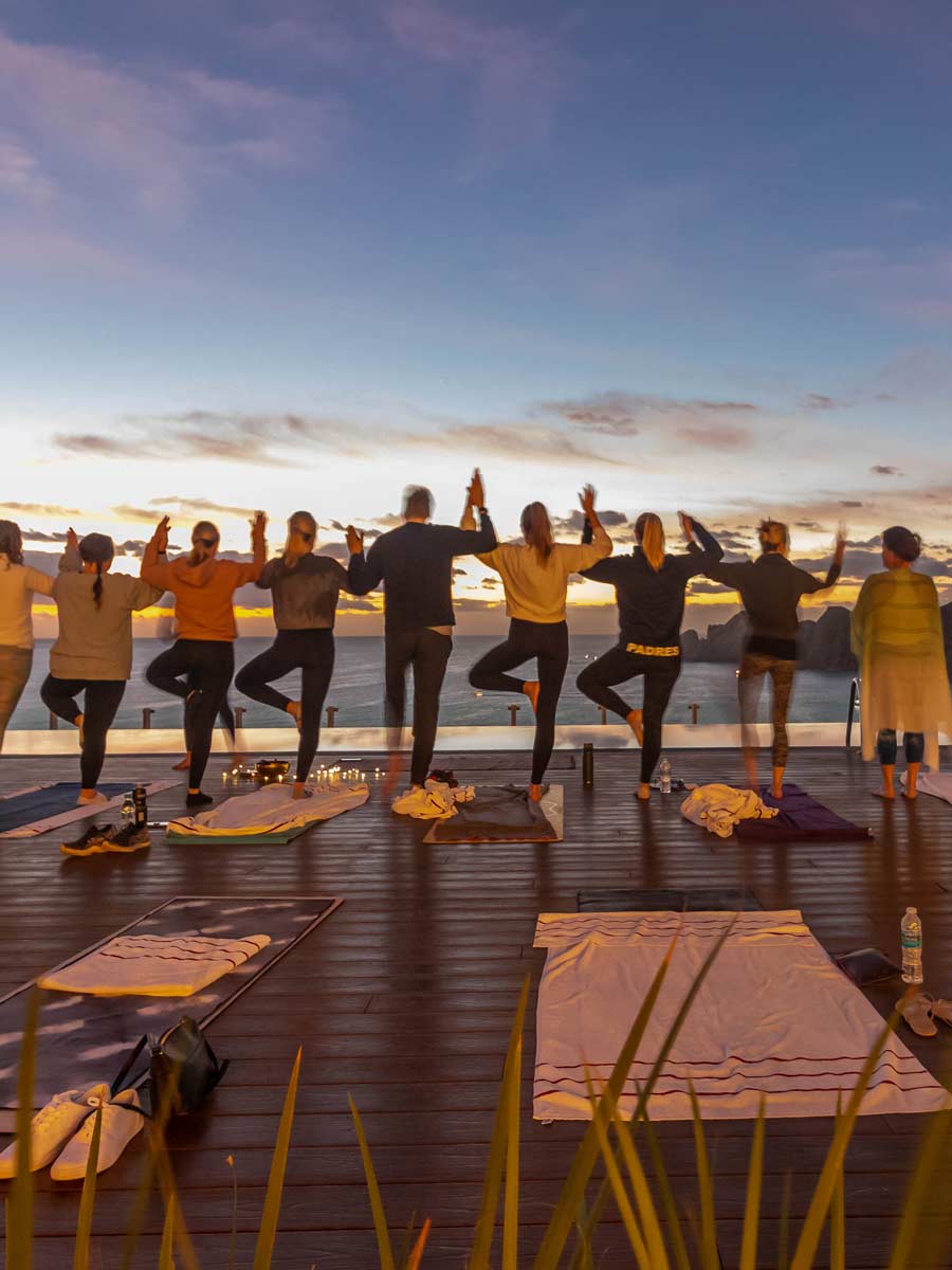 Yoga At Sunset At Corazon.