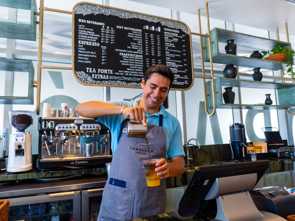 Barista At Camaleon Cafe